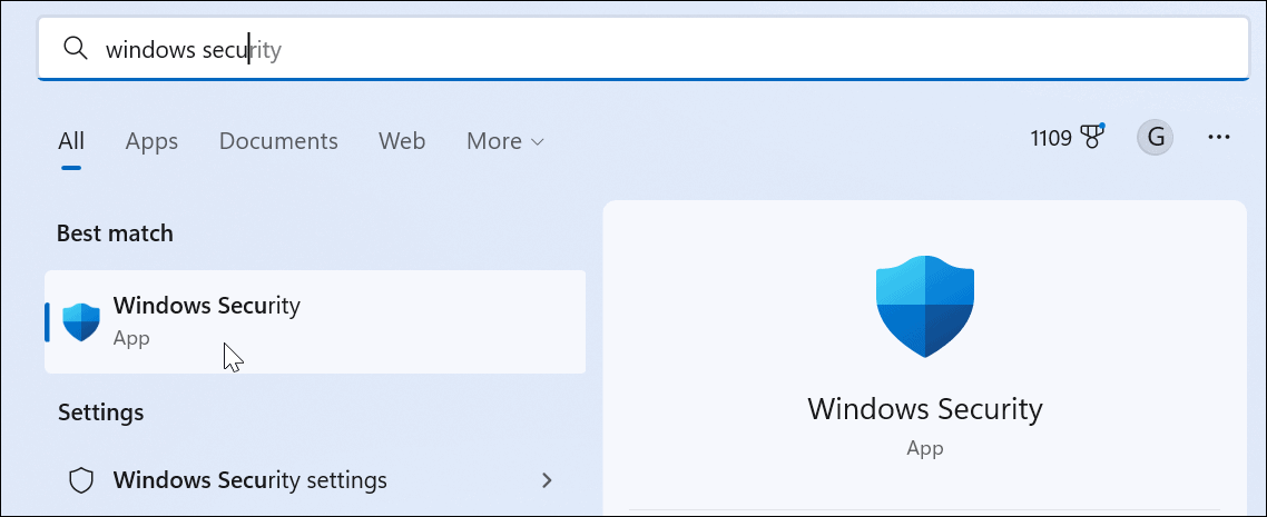 Приложение безопасности Windows