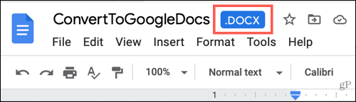 Файл Word в Документах Google