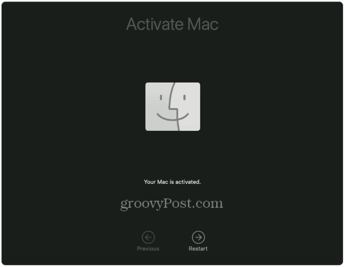 Чистая установка macOS Monterey активирует Mac