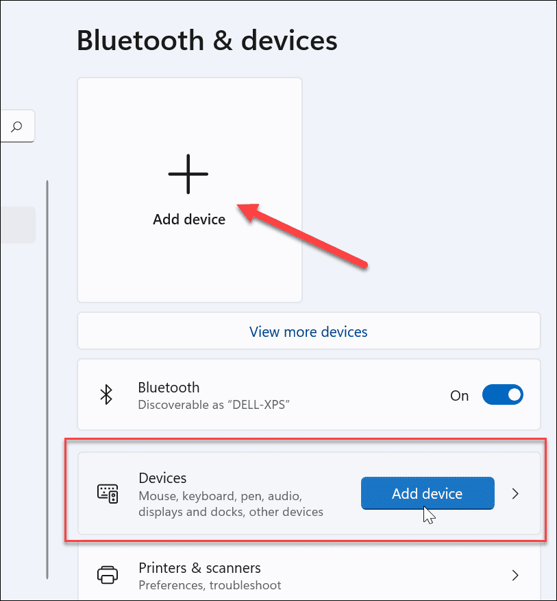 добавить устройство Bluetooth Windows 11