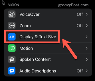 дисплей iphone и размер текста