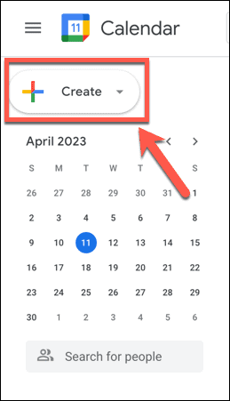 гугл календарь создать