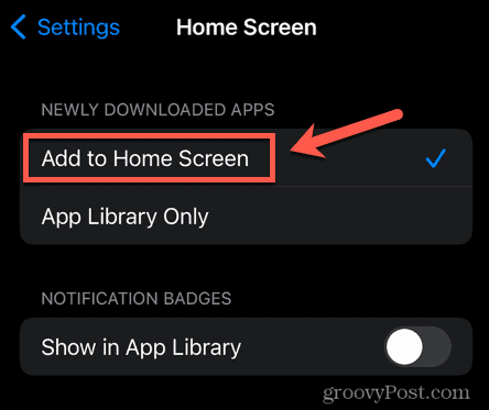 iphone добавить на главный экран