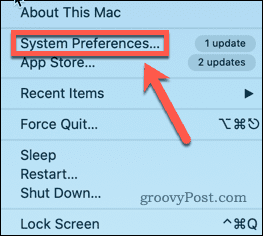 системные настройки Mac