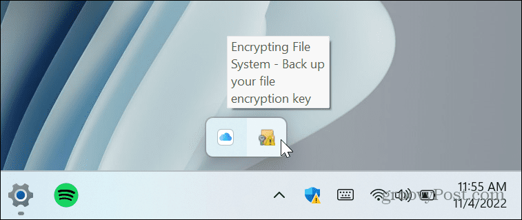 Зашифровать файлы и папки в Windows 11