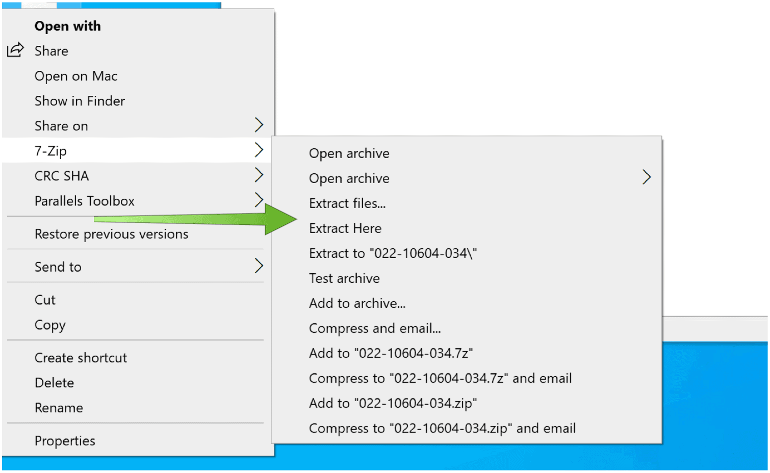 Файлы DMG в Windows 10 Извлечение DMG