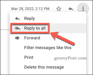 Ответить всем в Gmail
