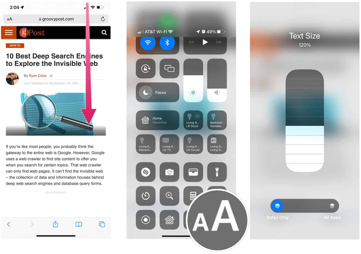 iOS 15 изменить текст