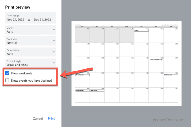 гугл календарь показывает выходные