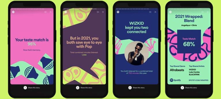 Как найти и поделиться своим Spotify Wrapped 2021