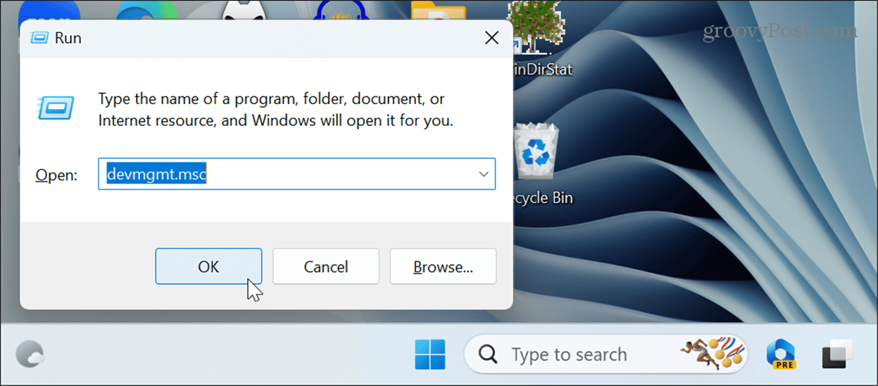 Откройте диспетчер устройств в Windows 11.