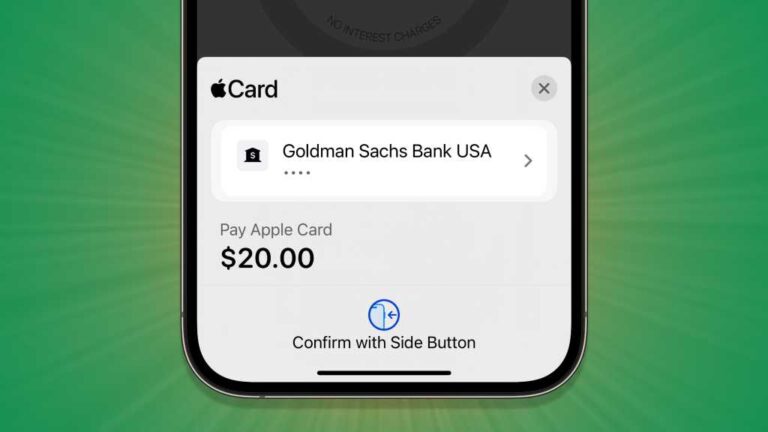 Как оплатить счет Apple Card с помощью учетной записи Apple Savings