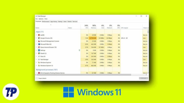 8 способов минимизировать фоновые процессы в Windows 11